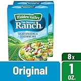 Hidden Valley Original Ranch Dips Mix, Gluten Free - 8 Packets