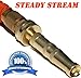 Heavy Duty Garden Hose Twist Nozzle, Proven Classic Design, Solid Brass Adjustable Power Sprayer That's Built to Last, Best for: Car Wash,Watering Flowers,Lawn, Organic Gardens, Expanding Hose