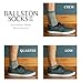 Ballston Lightweight 81% Merino Wool Crew Hiking Socks - 4 Pairs for Men and Women