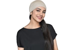 SAKUCHI Chemo Hats Solid Sleep Cap Women's Bamboo Soft Headwear Cancer Cap