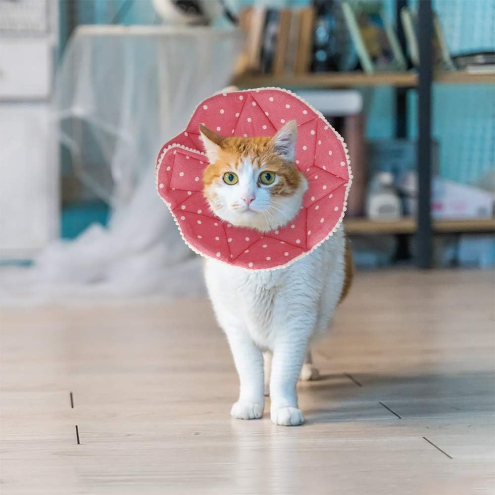 SLSON Cat Recovery Collar Soft Pet Cone Collar Protective