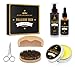 Beard Growth Grooming Kit for Men/Dad/Husband Beard Care Gift Sets with Beard Oil/Conditioner+Beard Balm+Beard Shampoo/Wash+Beard Comb,Scissors,Brush 100% Natural Ingredients Softener for Moisturizing