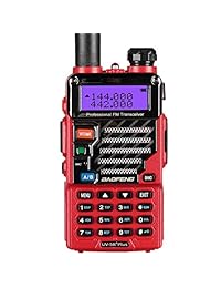 BaoFeng - Radio transmisores Plus Flame Qualette, color rojo., Rojo llama