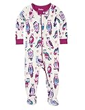 Hatley Girls' Owls Footed Coverall