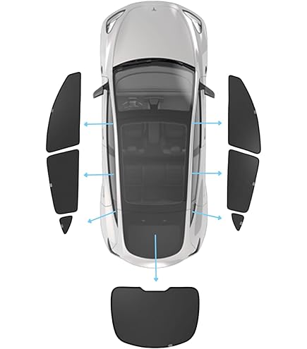 JOWUA TESLAモデルY(2021-2024) サンシェード|テスラ Amazon.com: JOWUA Glass Roof Sunshade Compatible for Tesla