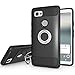 Newseego Compatible with Google Pixel 2 XL Case with Armor Dual Layer 2 in 1 with Extreme Heavy Duty Protection and Finger Ring Holder Kickstand Fit Magnetic Car Mount for Google Pixel 2 XL-Black