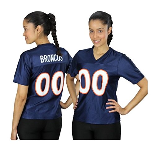Denver Broncos Women V-neck Jersey