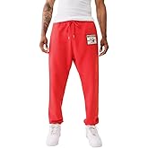 True Religion Mens Relaxed Ladder Applique Joggers