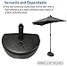 EasyGo Half Umbrella Base Weight Water Weighted Universal Stand