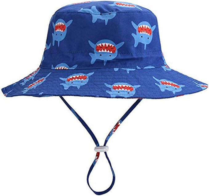 Baby Sun Hat,Outdoor Toddler Swim Beach Pool Hat Kids Wide Brim Chin