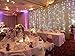 Ucharge 600 LED Curtain Icicle Lights with 8 Modes, Curtain String Fairy Wedding Led Lights for Wedding, Party, Home,Wall, Bathroom, Holiday Decorative Lights.(White)