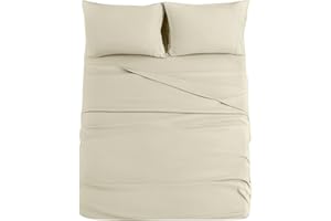 JOLLYVOGUE Twin XL Bed Sheet Set - 3 Piece Bed Sheets Set with Deep Pocket - Soft Breathable & Cooling - Resists Shrinkage & 