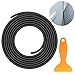 Carmoni 16Ft(5M) Car Door Edge Guards Trim Rubber Seal Protector Guard Strip Car Protection Door Edge Fit for Most Car-Black