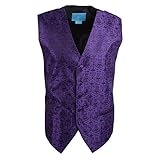 EGC1B05B-M Blue Violet Patterned Leadership For Marriage Waistcoat Woven Microfiber Suppliers Vests Medium Vest By Epoint