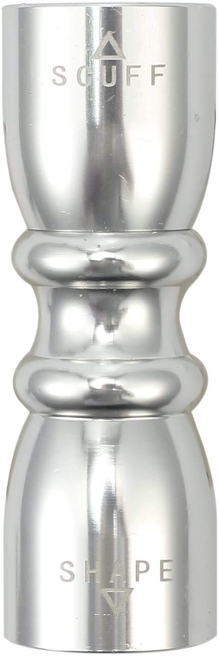 Spares Direct 2 U Ltd BOWTIE Snooker Pool Cue Tip Shaper 3 in 1 Tool - Shaper, Scuffer, Aerator UK Stock (Silver)