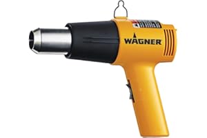 Wagner Spraytech 0503008 HT1000 Heat Gun, 2 Temp Settings 750ᵒF & 1000ᵒF, Great for Soften paint, Caulking, Adhesive, Putty Removal, Shrink Wrap, Bend Plastic Pipes, Loosen Rusted Nuts or Bolts