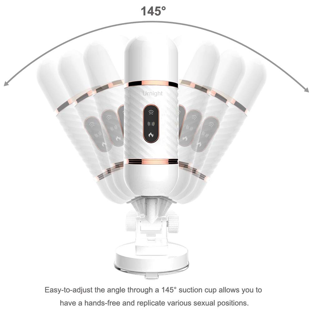 Urnight Vibrating Massager 7 modalità di Spinta e 7 Livelli di Vibrazione con Telecomando Wireless