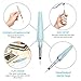 Artistrove Water Brush Pen for Watercolor Painting & Lettering - Assorted Durable Nylon Tips (Pack of 6 Brushes - 2 Fine/2 Medium/2 Broad) | Add to your Artist Collection Now!