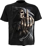 Spiral Mens - Bone Finger - T-Shirt Black