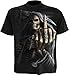 Spiral Mens - Bone Finger - T-Shirt Black