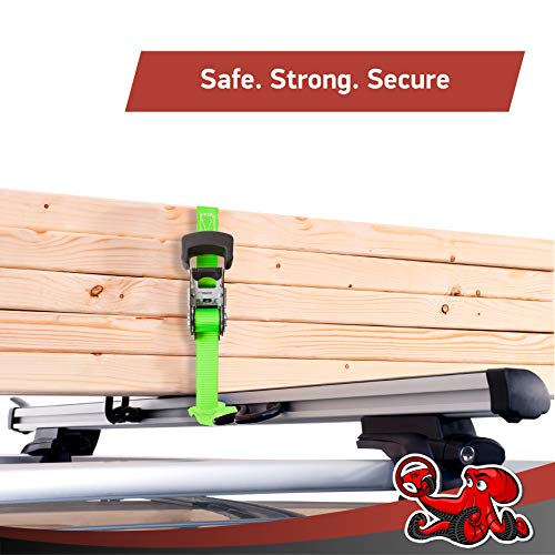 DSV Standard Ratchet Tie Down Straps (2Pk) 1" x 10' 1500 Lb Break