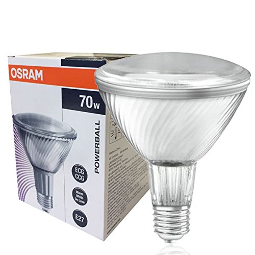OSRAM High Intensity Discharge Lamps POWERBALL HCI-PAR30, MH Ceramic Opened/Enclosed luminaires, HCI-PAR30 70W/930 WDL PB SP E27, 1 pieceOSRAM