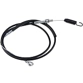 DVPARTS Clutch Cable Push Pull Cable GX21634 for John Deere 12PB 12SB 12PC 14PB 14SB 14SE 14SC 14SX 14PZ 14SZ JE75 JX75 JX85 JA60 JA62 JA65