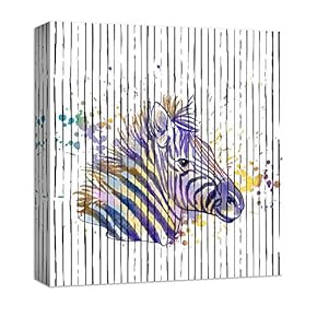Canvas Wall Art Cute Abstract Animals...