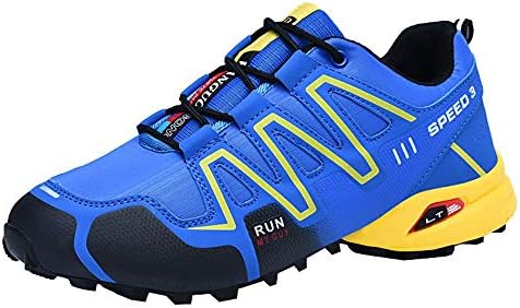 JSPOYOU Mens Non-Slip Running Shoes Sneakers Hiking Shoes Athletic Outdoor Sports Shoes