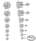 Zirconia Stud Earrings J.Fee Swarovski Crystal