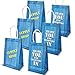 UOONY 24pcs Game Party Bags Video Game Drop Favor Bags For Birthday Party Themed Party Supplies Thank You Gift Bags with 24 Thank You Tags