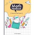 Graph Paper Math Squared Notebook: 1/2 Inch Squares Graph Paper Math ...