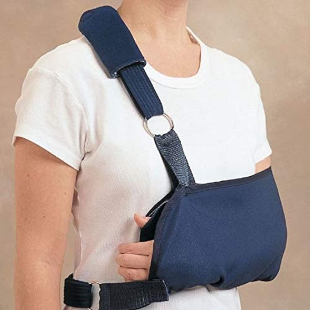 Rolyan Shoulder Immobilizer, Large (Eligible for VAT Relief in the UK) Fixed Position Sling Brace for Recovery, Padded Strap, Pain Relief for Joint and Muscle Discomfort, Dislocation, & Bone Fracture