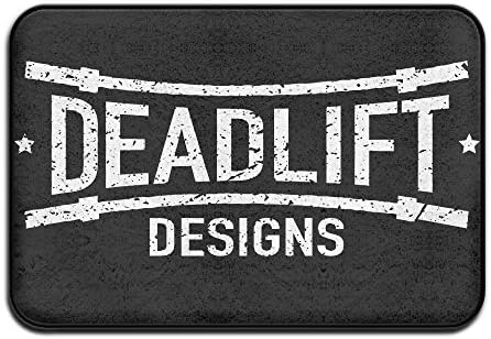 Baerg Door Mat Deadlift Design Non-slip Stain Fade Resistant Soft Living Dining Room Rug For Front Door Entrance Outside Doormat 23.615.70.39Inch