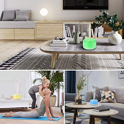 Neloodony Essential Oil Diffuser, 450ml Aromatherapy Diffusers for