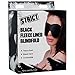 Strict Leather Black Fleece Lined Blindfold