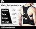CFR Magnetic Therapy Posture Corrector Back Brace Support Belt NO Slouching-Fully Adjustable Back Brace-for Lower and Upper Back Pain,Black,Large