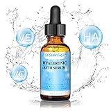 Hyaluronic Acid Serum-100% Pure Hyaluronic Acid Facial Serum Anti Wrinkle Anti Aging Serum for Face-Hydration Hydrating Moisture Serum, Non-greasy,for Dry Skin & Fine Lines-30ML