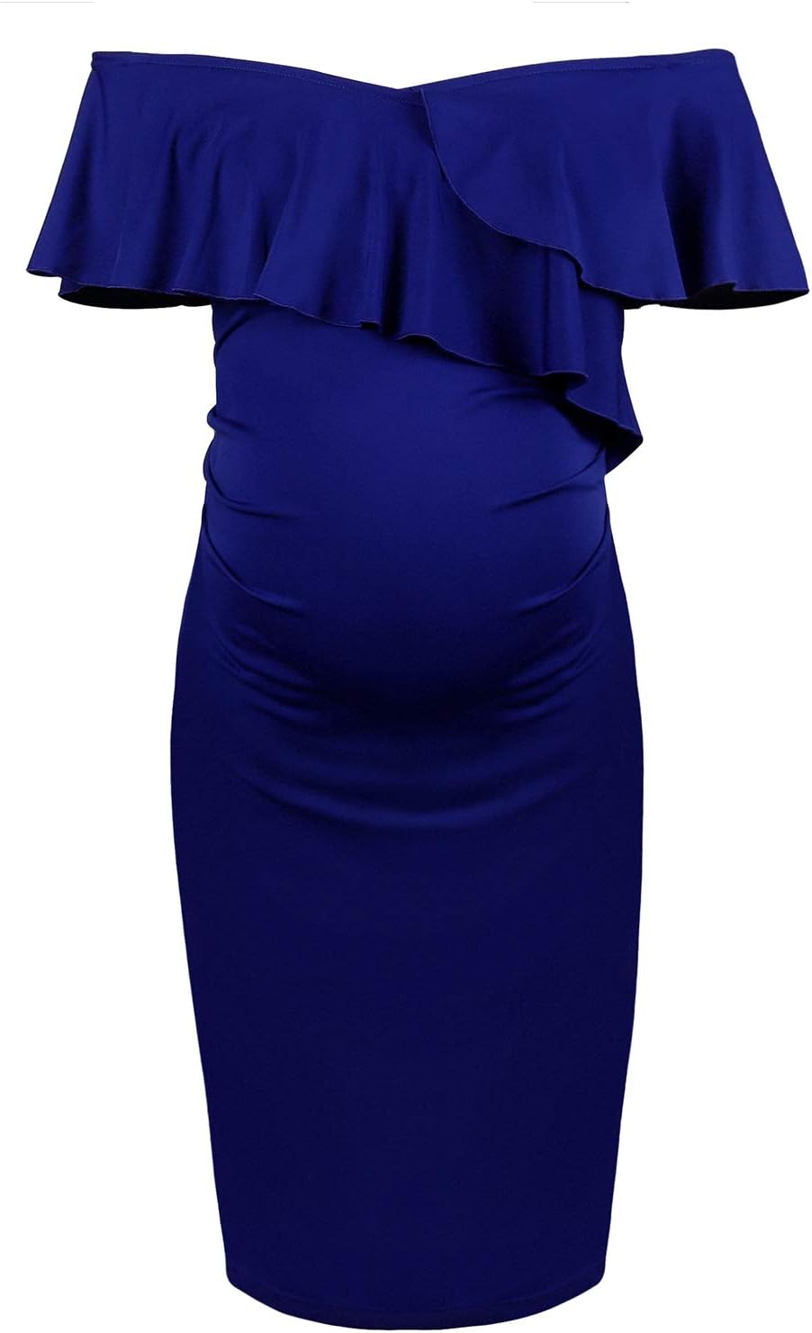 Dance Fairy Molliya Maternity Long Dress Women Ruffle Stretchy Sleeveless Maxi Dress