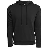 Next Level Unisex Laguna Sueded Hoodie, M, Black