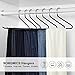 VASAGLE 20 Pack Pants Hangers, Open Ended Easy Slide Trouser Organizers, Non-Slip, Black UCRI004-20