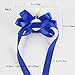 zilue Pack of 4 Wedding Girl Bridesmaid Wrist Corsage Hand Flower Party Prom Accessories RoyalBlue
