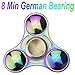 GIM Hand Spinner Fidget Toy Dazzling Colorful, Up To 8 Min High Speed with Extra DIY German Bearing Gim Fidget Spinner Metal