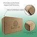 Cork Yoga Blocks 2 Pack - Cork Yoga Block Set with Carrying Bag by Inner Qi