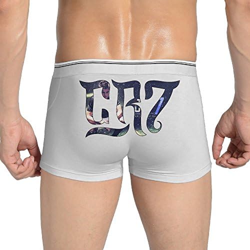 Jia GG Men's CR7 Boxer Briefs Underwear (M-3XL) White