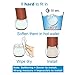 LimBridge Chair Leg Wood Floor Protectors, Chair Feet Glides Furniture Carpet Saver, Silicone Caps with Felt Pads #15, Length 1-7/16