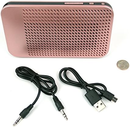 NCT-MX-7B - New Century Technology - Rose colored 2 in 1 Bluetooth speaker and power bank (5000mAh)
