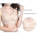 Multitrust Women Hands Free Breastpump Bra Pump&Nurse Nursing Pumping Bra with Soft Pad (L, Nude)