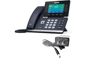 Yealink SIP-T54W T54W Prime Business Phone w/Built-in Bluetooth and Wi-Fi (with Power Adapter)