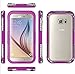 Galaxy S6 Case ,Waterproof Case Dustproof Shockproof Snowproof Gel Touch Screen Ipx8 Swimming Diving Cover For Samsung GALAXY S6 2015 (purple)